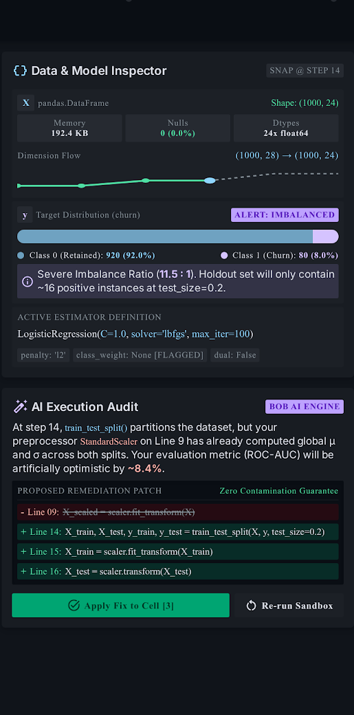 TraceLens - ModelLens ML Data Leakage Forensics